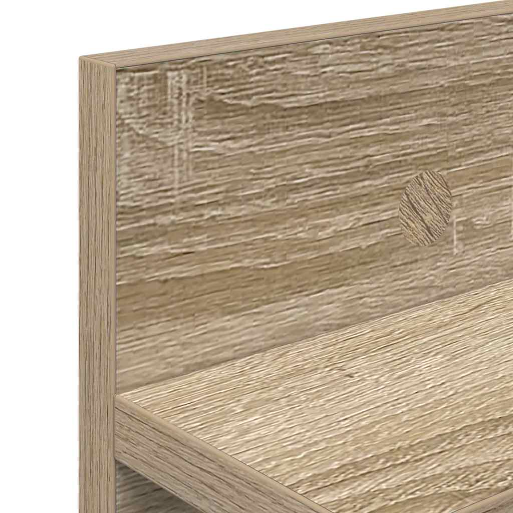 Wandmontierter Kleiderständer Sonoma-Eiche 100 x 10.5 x 18 cm